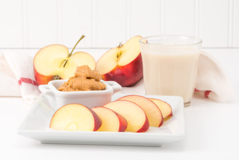 Apple and Peanut Butter Snack